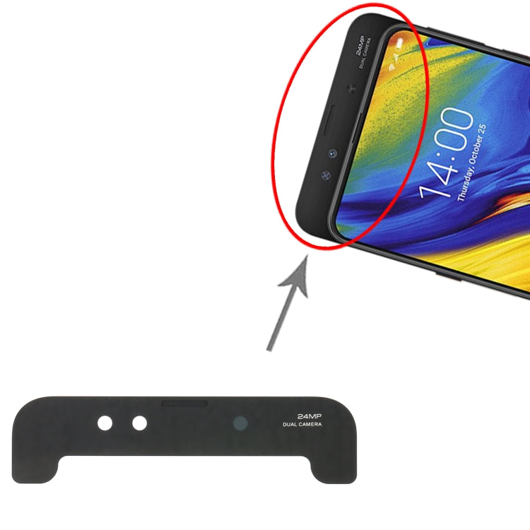 Front Camera Lens for Xiaomi Mi Mix 3, For Xiaomi Mi Mix 3(Front)(Black), For Xiaomi Mi Mix 3(Front )(Blue)