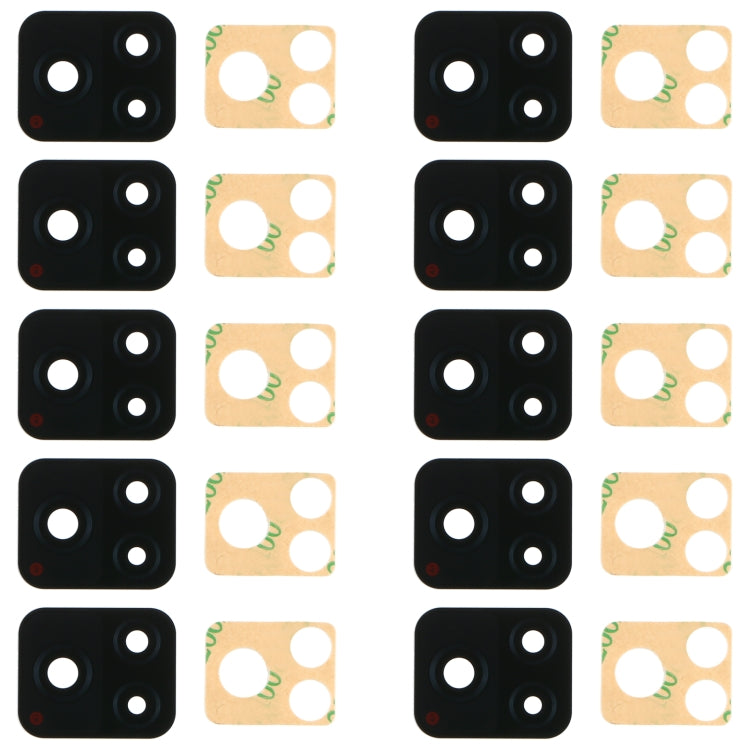 For Vivo Y52S V2057A 10pcs Rear Camera Lens, For Vivo Y52S