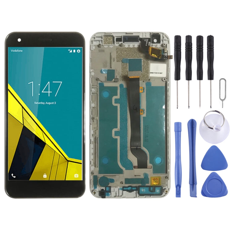 LCD Screen and Digitizer Full Assembly with Frame for Vodafone Smart Ultra 6 VF-995N VF995N, For Vodafone Smart Ultra 6