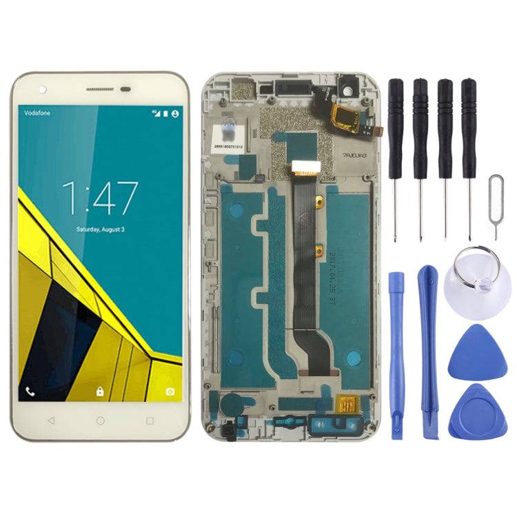 LCD Screen and Digitizer Full Assembly with Frame for Vodafone Smart Ultra 6 VF-995N VF995N, For Vodafone Smart Ultra 6