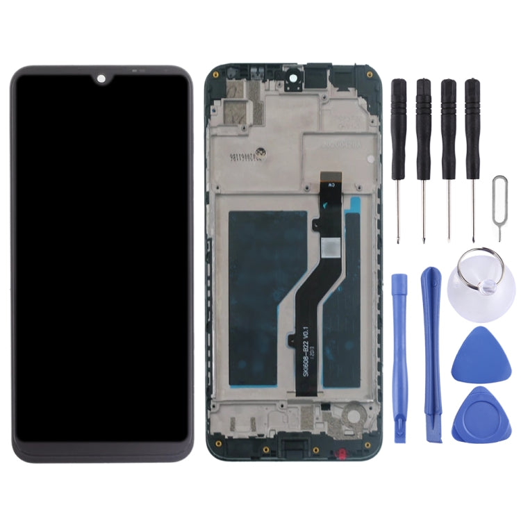 LCD Screen and Digitizer Full Assembly with Frame for ZTE Blade A5 2020, For ZTE Blade A5 2020