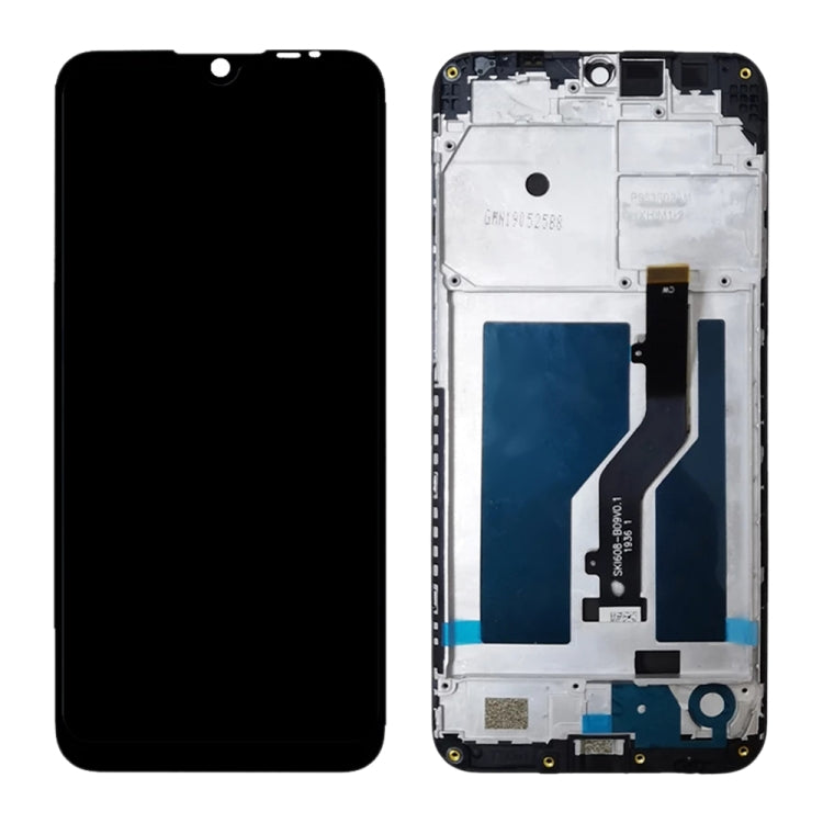 LCD Screen and Digitizer Full Assembly with Frame for ZTE Blade A7 2019 2019RU, For ZTE Blade A7 2019