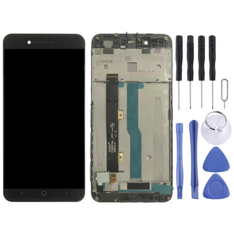 LCD Screen and Digitizer Full Assembly with Frame for ZTE Blade A610 / A610C / A612, For ZTE Blade A610