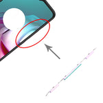 Pulsante di accensione e pulsante di controllo del volume per Motorola Moto G30 XT2129-2 PAML0000IN, For Motorola Moto G30 (Pink)