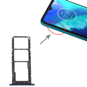 SIM Card Tray + SIM Card Tray + Micro SD Card Tray for Motorola Moto G8 Power Lite, For Motorola Moto G8 Power Lite