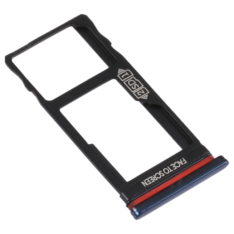 SIM Card Tray + Micro SD Card Tray for Motorola Moto One Vision / P50, For Motorola Moto One Vision