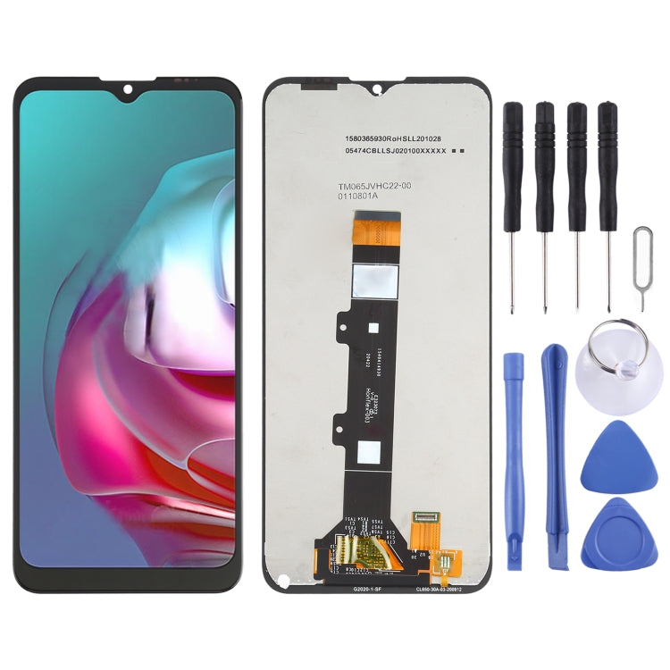 LCD Screen and Digitizer Full Assembly for Motorola Moto G30 XT2129-2 PAML0000IN, For Motorola Moto G30