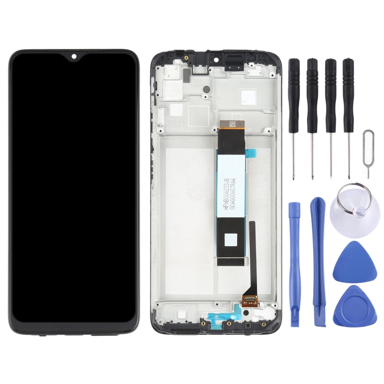 Schermo LCD e digitalizzatore assemblaggio completo con cornice per Xiaomi Redmi Note 9 4G / Poco M3 / Redmi 9 Power M2010J19SC M2010J19CG, For Xiaomi Redmi Note 9 4G