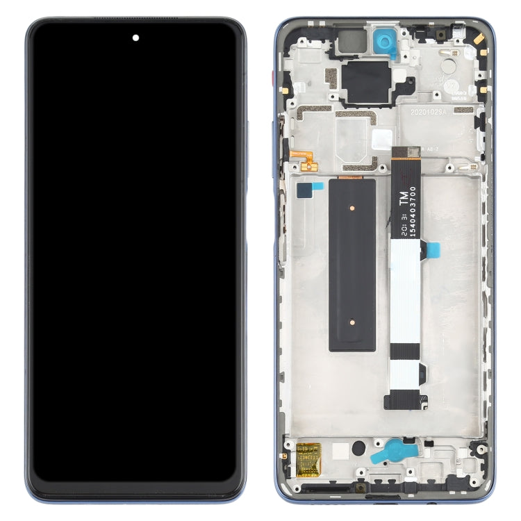 Schermo LCD originale con cornice per Xiaomi Redmi Note 9 Pro 5G