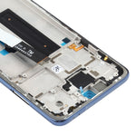 Schermo LCD originale con cornice per Xiaomi Redmi Note 9 Pro 5G