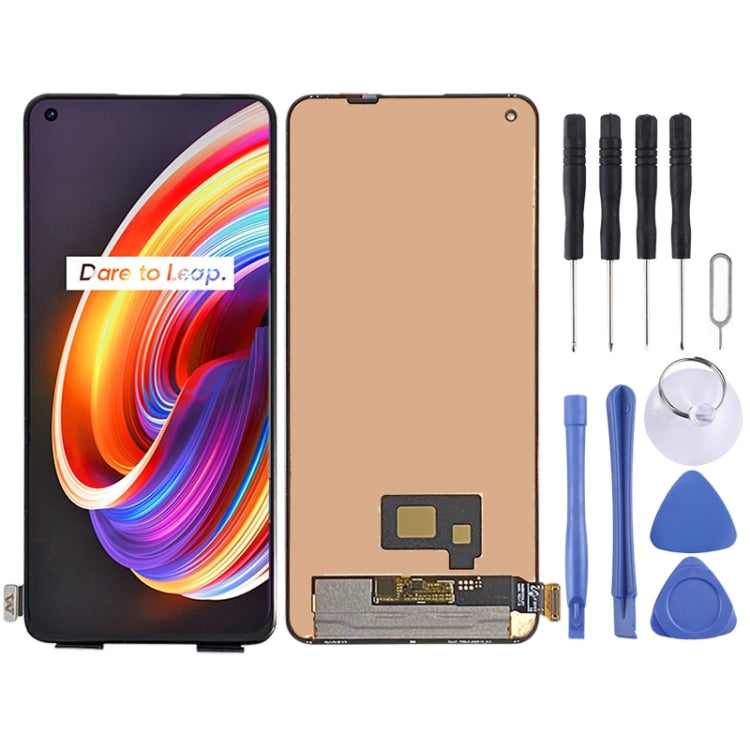 Original Super AMOLED LCD Screen and Digitizer Full Assembly for OPPO Realme X7 Pro RMX2121 RMX2111, For Realme X7 Pro(Original)