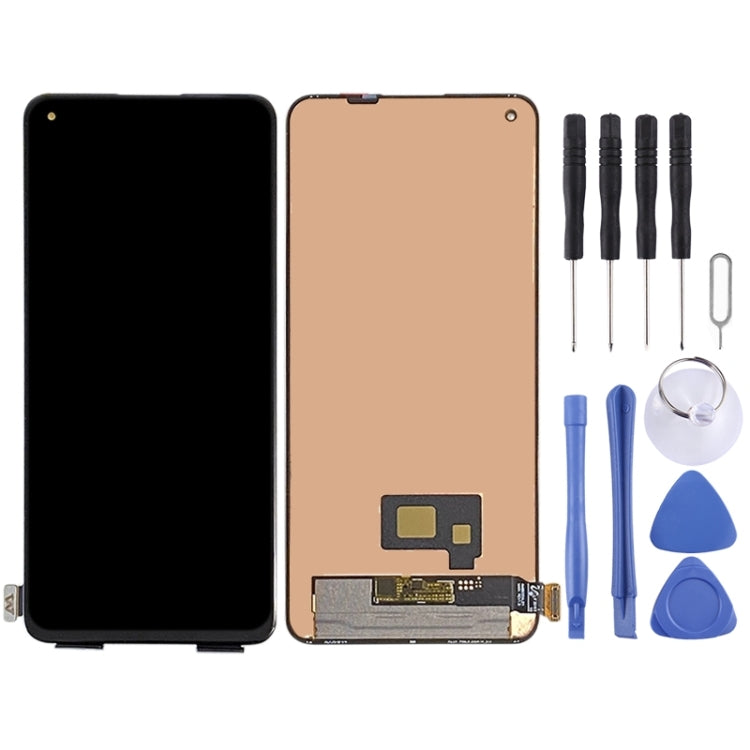 Original Super AMOLED LCD Screen and Digitizer Full Assembly for OPPO Realme X7 Pro RMX2121 RMX2111, For Realme X7 Pro(Original)