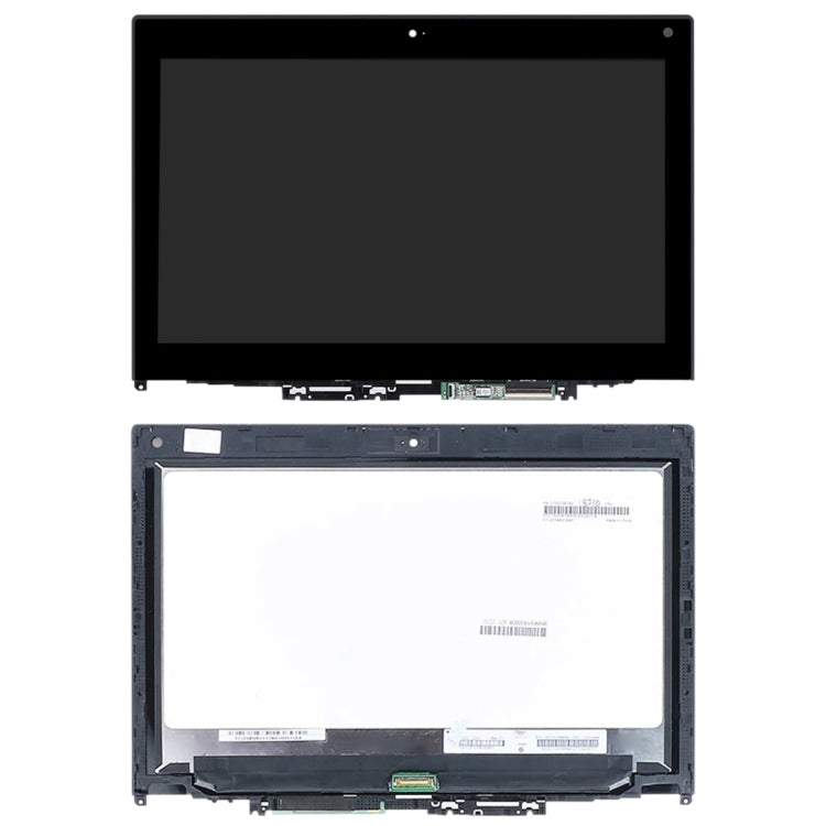 LCD Screen and Digitizer FHD 1920X1080 30 Pin Full Assembly with Frame for Lenovo Thinkpad Yoga 260, For Lenovo Thinkpad Yoga 260