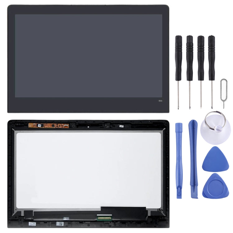 Schermo LCD e digitalizzatore 3200 x 1800 assemblaggio completo con cornice per Lenovo YOGA 4 Pro LTN133YL05, For Lenovo YOGA 4 Pro