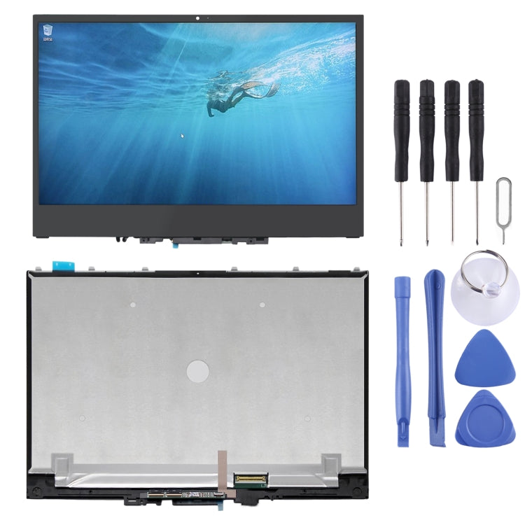 UHD 3840 x 2160 LCD Screen and Digitizer Full Assembly with Frame for Lenovo Yoga 720-13 720-13IKB 5D10N24290, For Lenovo Yoga 720-13 (3840 x 2160)