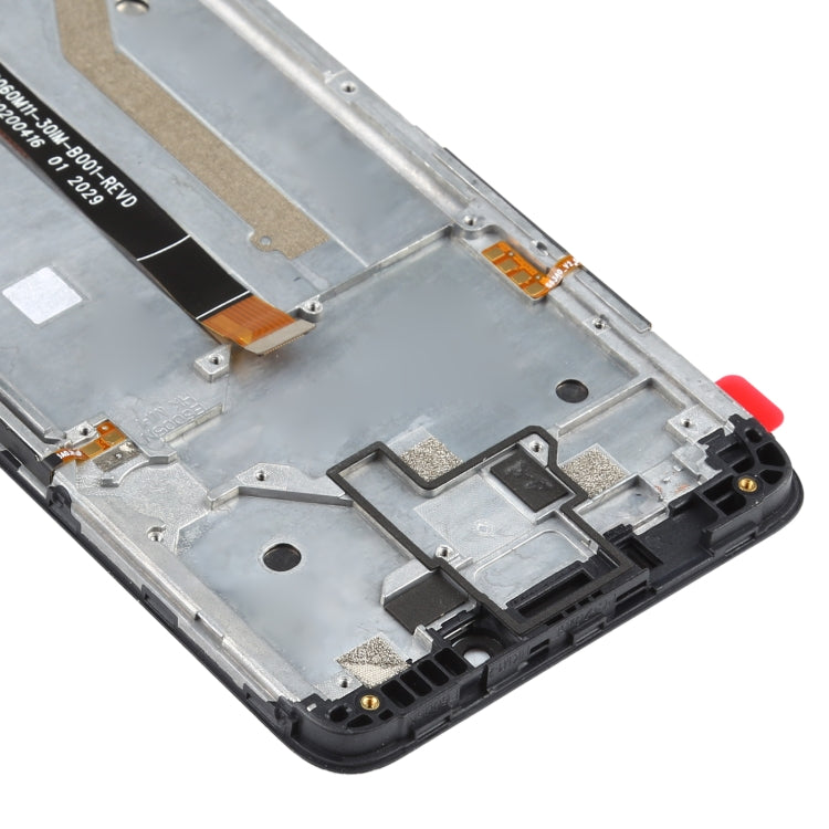 Schermo LCD e digitalizzatore assemblato completo con cornice per Nokia C3, For Nokia C3