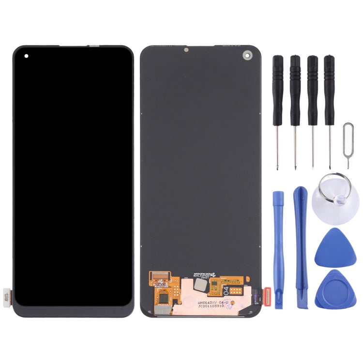 Original Super AMOLED LCD Screen and Digitizer Full Assembly for OPPO Realme 8 Pro, For Realme 8 Pro (Original)