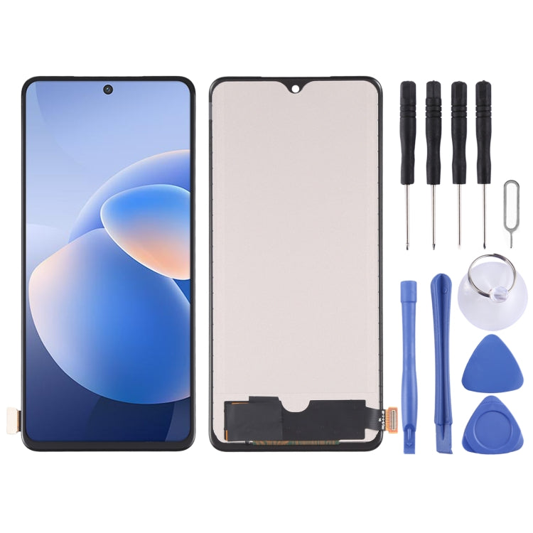 TFT Material LCD Screen and Digitizer Full Assembly for Vivo X60 / X60 (China) V2046A / X60t V2085A / X60s V2059A / X70 V2133A, V2104, Not Support Fingerprint Identification, For Vivo X60 (TFT)