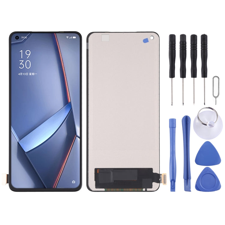 TFT Material LCD Screen and Digitizer Full Assembly (Not Support Fingerprint Identification) for OPPO Ace2, For OPPO Ace2 (TFT)