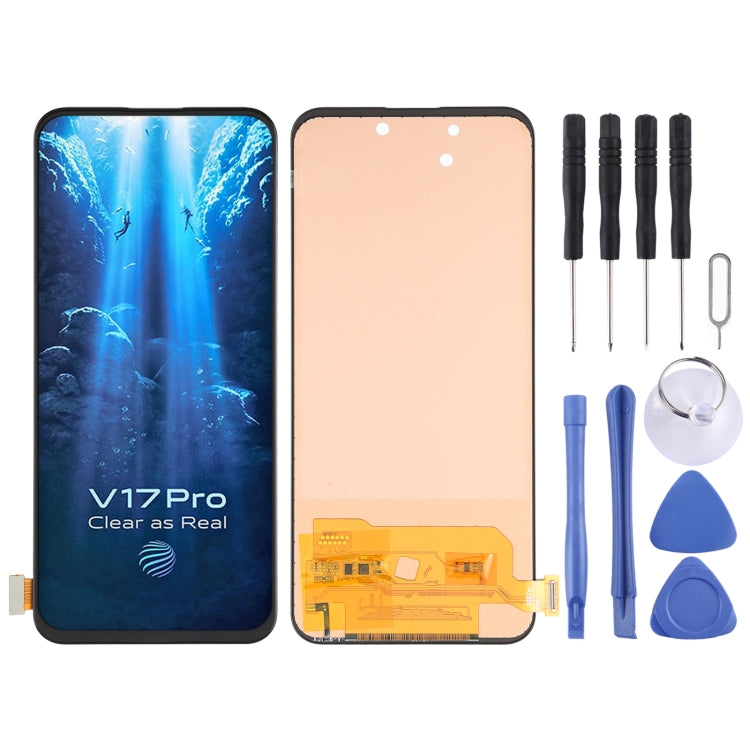 TFT Material LCD Screen and Digitizer Full Assembly (Not Support Fingerprint Identification) for Vivo V17 Pro, For Vivo V17 Pro (TFT)