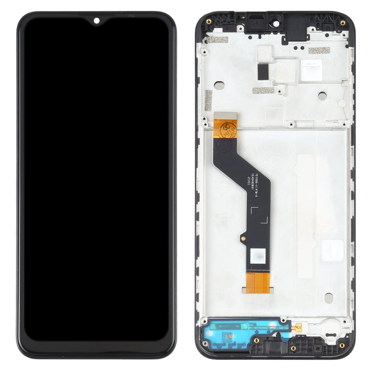 LCD Screen and Digitizer Full Assembly with Frame for Motorola Moto E7 Plus XT2081-1, For Motorola Moto E7 Plus