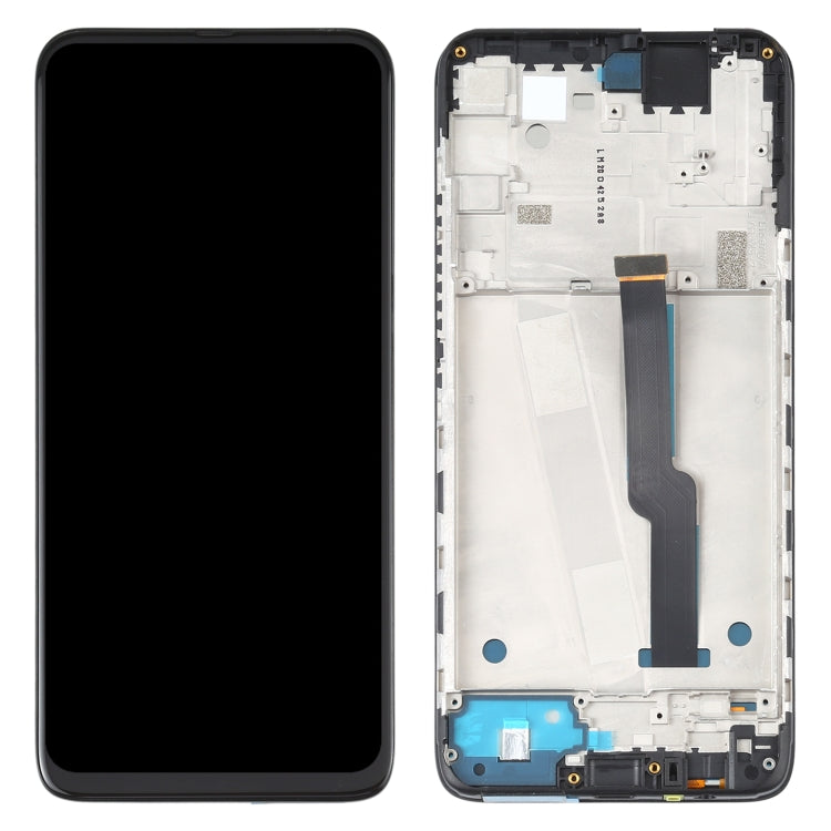 LCD Screen and Digitizer Full Assembly with Frame for Motorola One Fusion+ PAKF0002IN, For Motorola One Fusion+