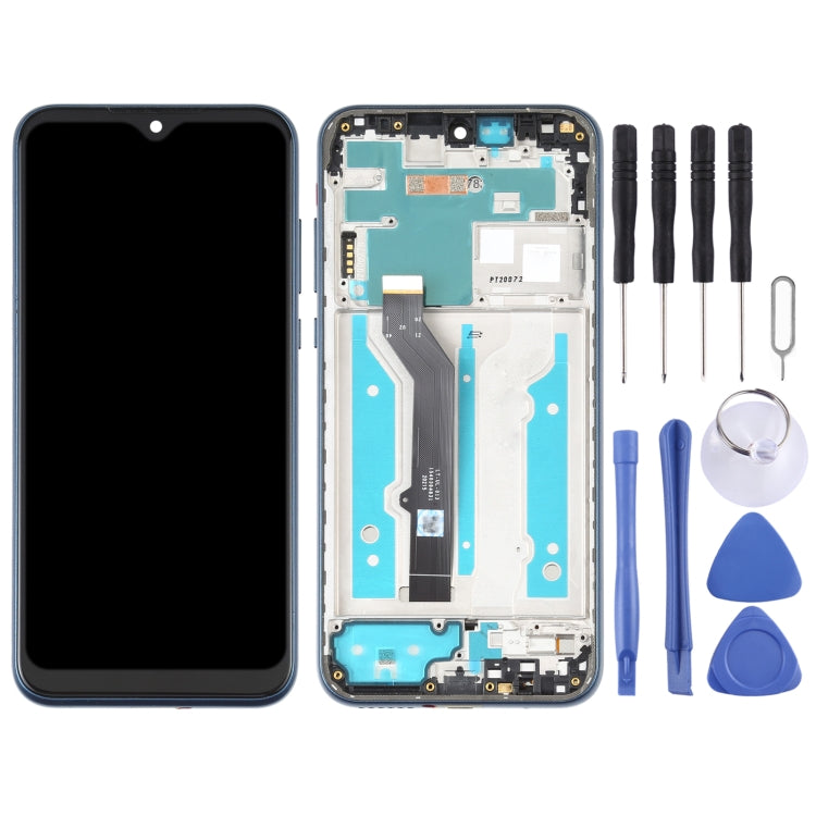 LCD Screen and Digitizer Full Assembly with Frame for Motorola Moto E (2020), For Motorola Moto E (2020)