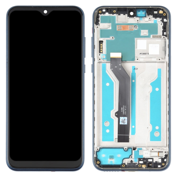 LCD Screen and Digitizer Full Assembly with Frame for Motorola Moto E (2020), For Motorola Moto E (2020)