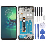LCD Screen and Digitizer Full Assembly with Frame for Motorola Moto G8 Plus XT2019 XT2019-2, For Motorola Moto G8 Plus