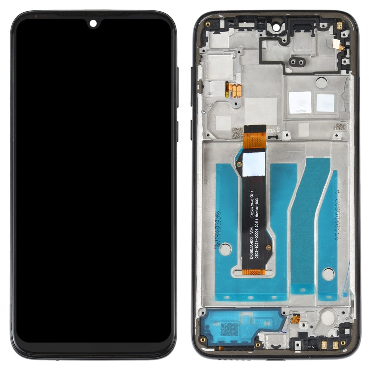 Schermo LCD e digitalizzatore assemblaggio completo con cornice per Motorola Moto G8 Plus XT2019 XT2019-2, For Motorola Moto G8 Plus