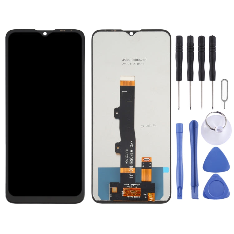 LCD Screen and Digitizer Full Assembly for Motorola Moto E7, For Motorola Moto E7(TFT)