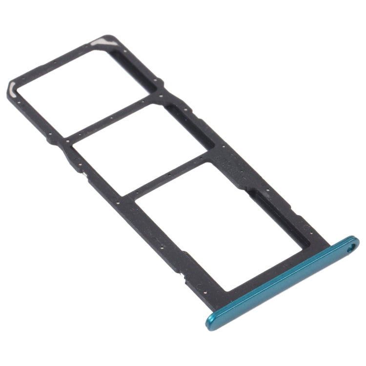 SIM Card Tray + SIM Card Tray + Micro SD Card Tray for Huawei Y7a, For Huawei Y7a