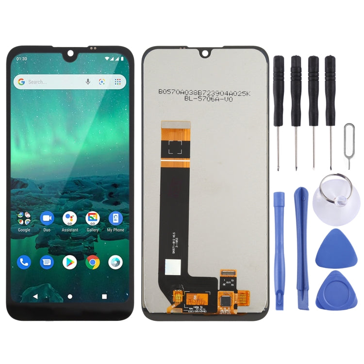 LCD Screen and Digitizer Full Assembly for Nokia 1.3 TA-1216 TA-1205, For Nokia 1.3