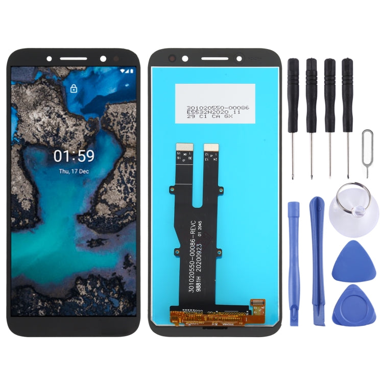 LCD Screen and Digitizer Complete Assembly for Nokia C1 Plus TA-1312, For Nokia C1 Plus