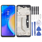 LCD Screen and Digitizer Complete Assembly with Frame for TCL 20 SE T761H, For TCL 20 SE