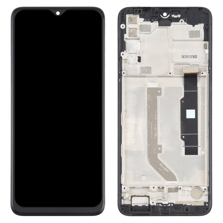 LCD Screen and Digitizer Complete Assembly with Frame for TCL 20 SE T761H, For TCL 20 SE