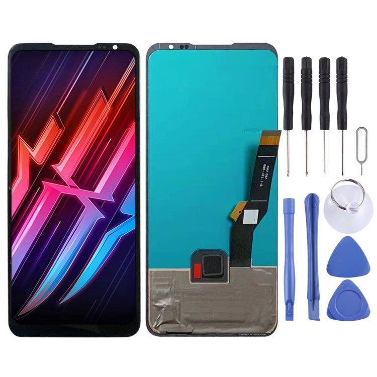 Schermo LCD in materiale OLED e digitalizzatore assemblaggio completo per ZTE Nubia Red Magic 6 / Nubia Red Magic 6 Pro, For ZTE Nubia Red Magic 6 (OLED Material)