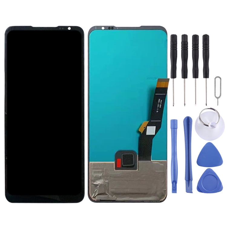 OLED Material LCD Screen and Digitizer Full Assembly for ZTE Nubia Red Magic 6 / Nubia Red Magic 6 Pro, For ZTE Nubia Red Magic 6 (OLED Material)