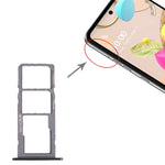 SIM Card Tray + SIM Card Tray + Micro SD Card Tray for LG K42 / K52 (Brazil) LMK420 LMK420H LMK420E LMK420Y, For LG K42 / K52 (Brazil), For LG K42 / K52, For LG K42 (Double SIM)