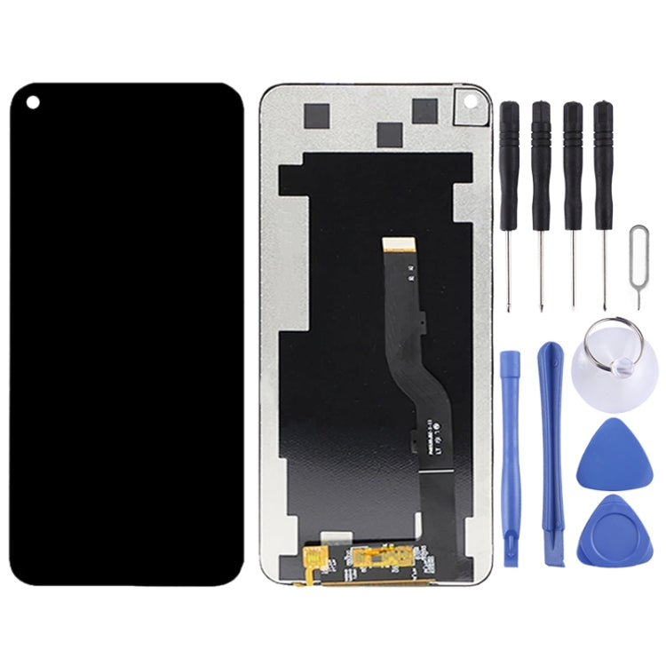 LCD Screen and Digitizer Full Assembly for TCL 10 5G T790Y, For TCL 10 5G