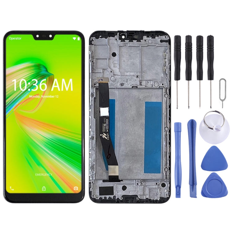 LCD Screen and Digitizer Complete Assembly with Frame for Asus Zenfone Max Plus (M2) ZB634KL A001D, For Asus Zenfone Max Plus (M2)