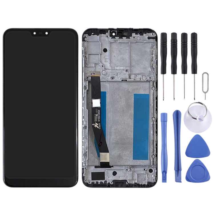 Schermo LCD e digitalizzatore assemblato completo con cornice per Asus Zenfone Max Plus (M2) ZB634KL A001D, For Asus Zenfone Max Plus (M2)