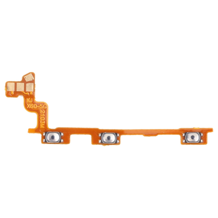 For Vivo X60 V2046A Power Button & Volume Button Flex Cable, For Vivo X60