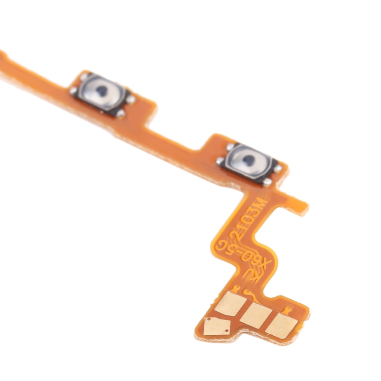 For Vivo X60 V2046A Power Button & Volume Button Flex Cable, For Vivo X60