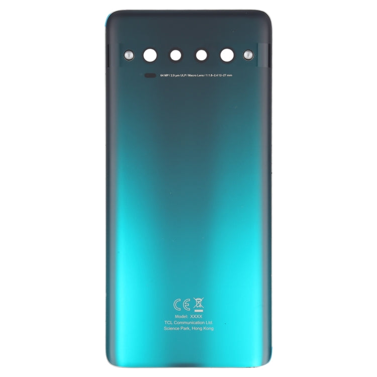 Cover posteriore batteria originale per TCL 10 Pro T799B T799H, For TCL 10 Pro (Green), For TCL 10 Pro (Grey)