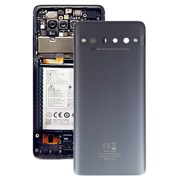 Original Battery Back Cover for TCL 10 Pro T799B T799H, For TCL 10 Pro (Green), For TCL 10 Pro (Grey)