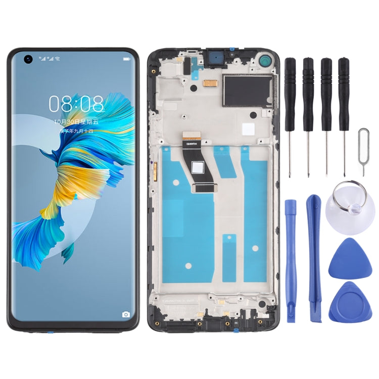 LCD Screen and Digitizer Full Assembly with Frame for Huawei Mate 40 Lite, For Huawei Mate 40 Lite