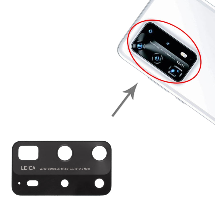 For Huawei P40 Pro+ 10pcs Rear Camera Lens, For Huawei P40 Pro+