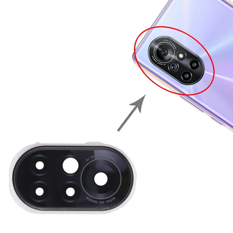 For Huawei Nova 8 5G 10pcs Camera Lens Cover, For Huawei Nova 8 5G