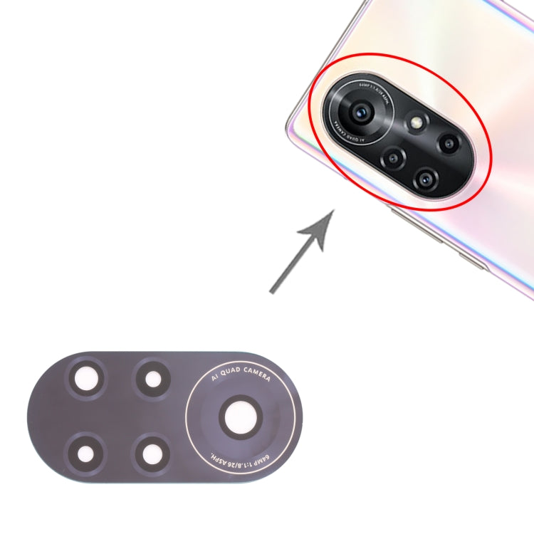 For Huawei Nova 8 Pro 5G 10pcs Rear Camera Lens, For Huawei Nova 8 Pro 5G